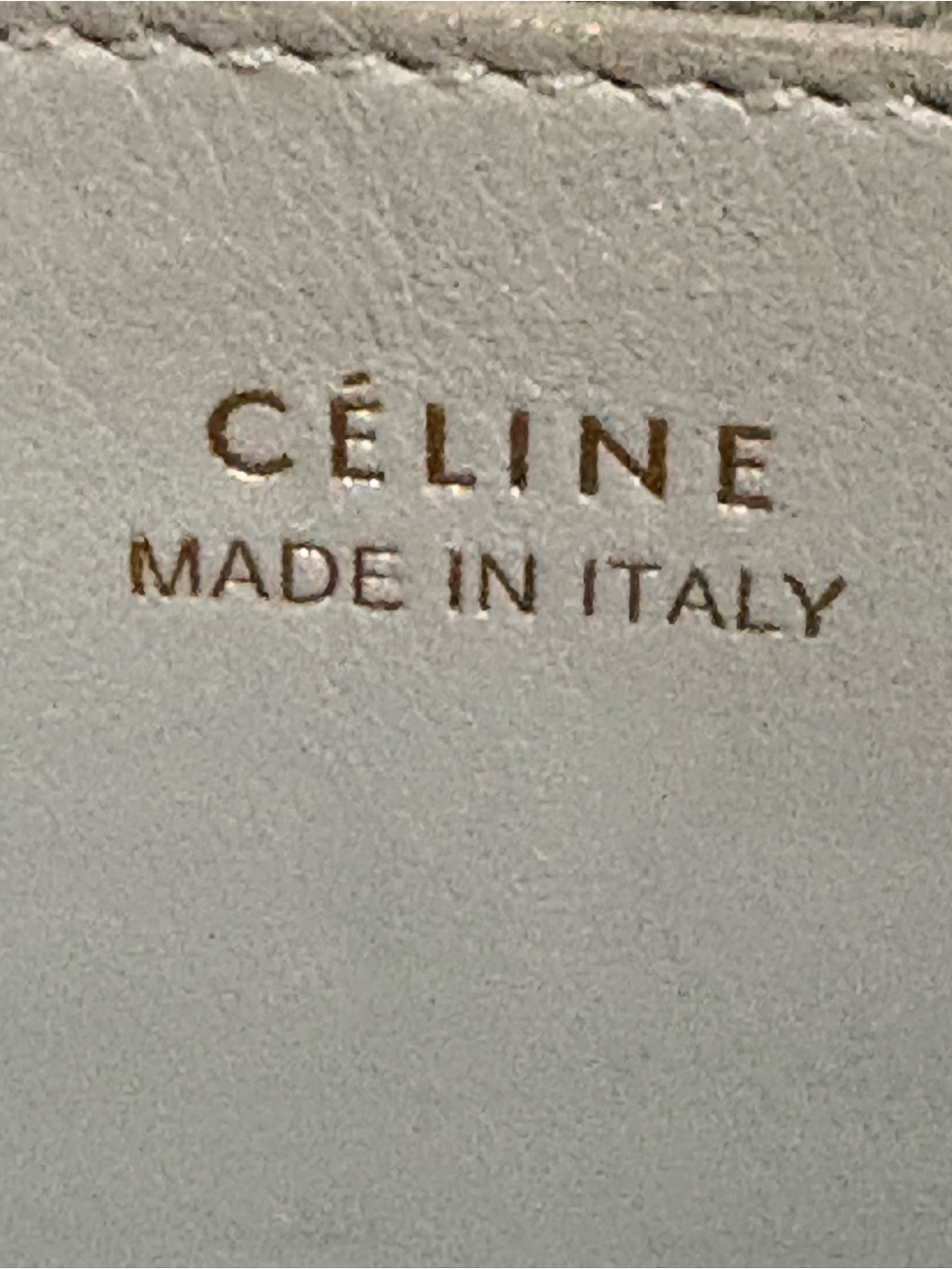 CELINE Large Leather Zip Wallet drummed Calfskin - Picture 9 of 10